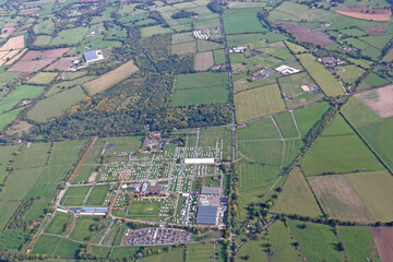 Aerial view of the three counties showground, Worcester	