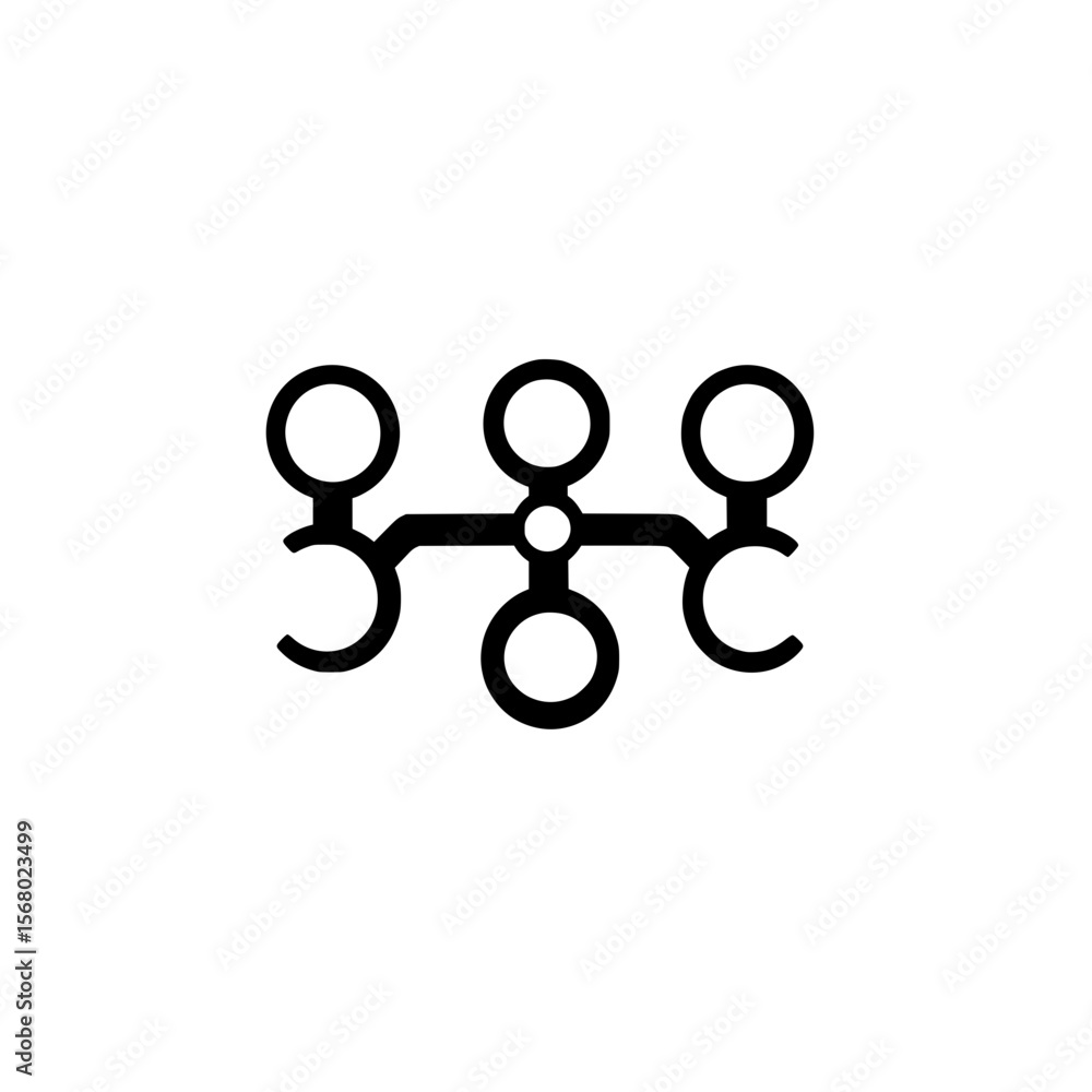 Aufkleber vector user group icon illustration representing team community collaboration and multiple users