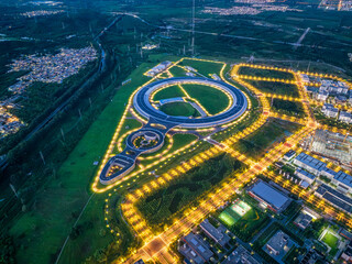 Night View of the High Energy Photon Source