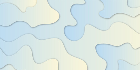 A minimal wavy abstract background with pastel blue and cream colors  abstract
