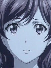 Illustrative Woman Face - Close Up