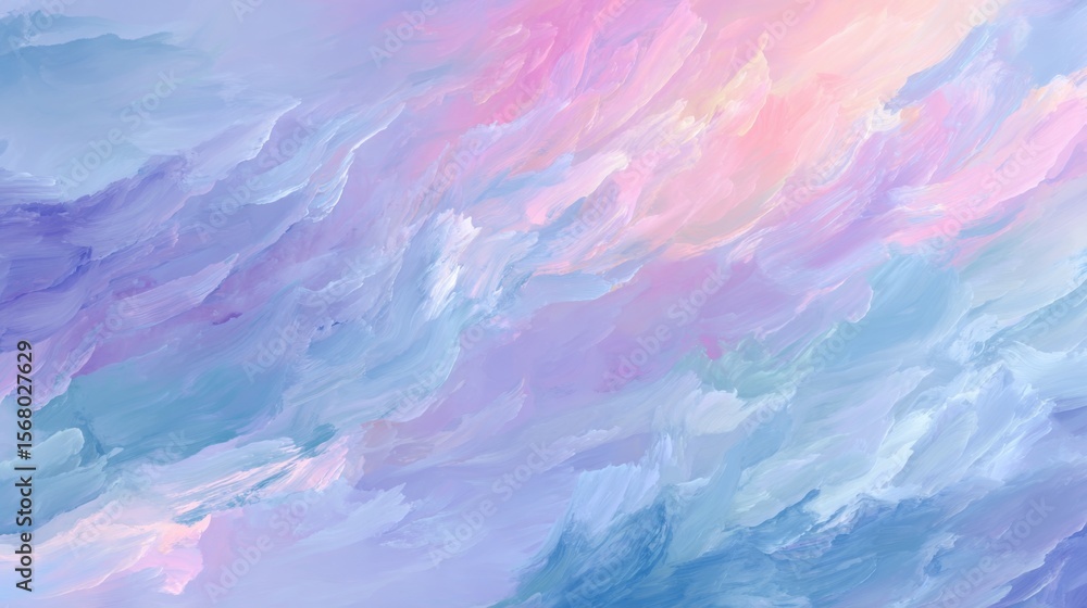 Poster a high-resolution image of a fluid, watercolor-style abstract background with soft, blended hues and