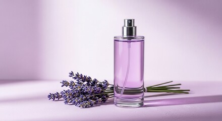 Lavender Scented Beauty: Perfume Still Life