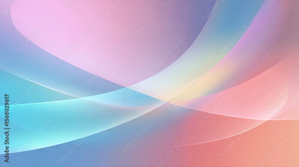 Poster a minimalist abstract background with subtle gradients and soft pastels, offering a clean and sophis