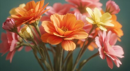 Bright and cheerful flower arrangement