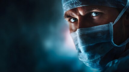 Surgeon reviewing x ray before medical procedure in the operating room