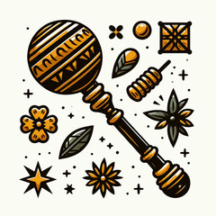 illustration of acient weaponry