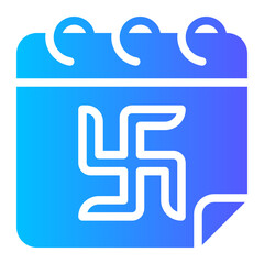 akshaya tritiya gradient icon
