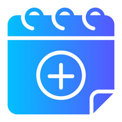 Obraz premium care gradient icon