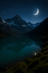 lake in the mountains