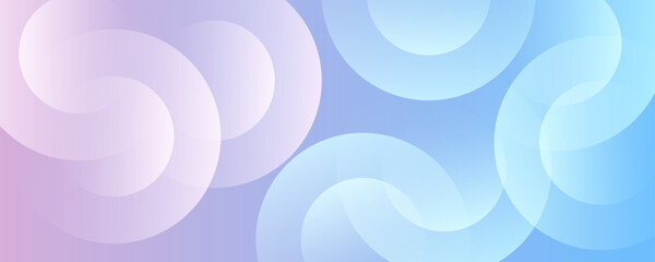 abstract background .blue and pink gradation. circle effect style. modern minimalist