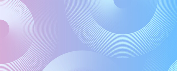 abstract background .blue and pink gradation. circle effect style. modern minimalist