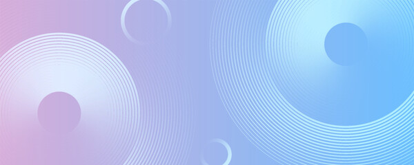 abstract background .blue and pink gradation. circle effect style. modern minimalist