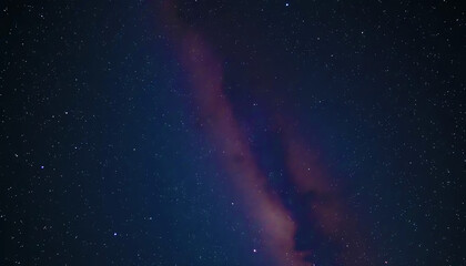 Night sky with sparkling stars