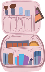 Fototapeta premium Makeup Pouch Essentials