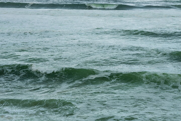 Fototapeta premium The open, stormy waters of the Atlantic Ocean
