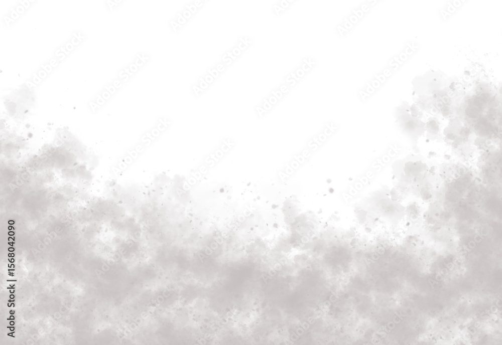 Poster a textured abstract flowing ethereal wispy translucent light gray vapor or mist element with soft ed