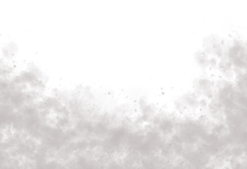 A textured abstract flowing ethereal wispy translucent light gray vapor or mist element with soft edges isolated on transparent background