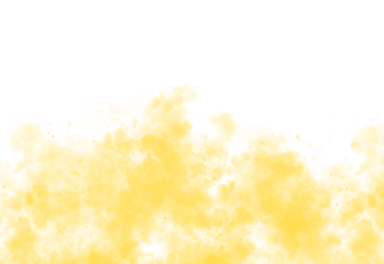 A vibrant yellow abstract shape with sharp edges and a clean white border isolated on transparent background for graphic design elements