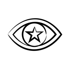 Eye with a Star Inside