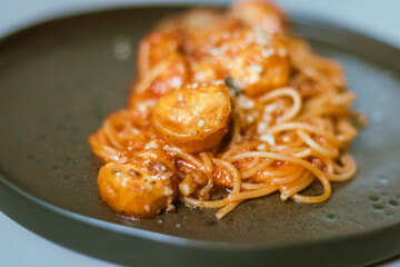  homemade tomato sauce pasta