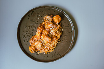  homemade tomato sauce pasta