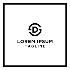 sd or ds  circle logo