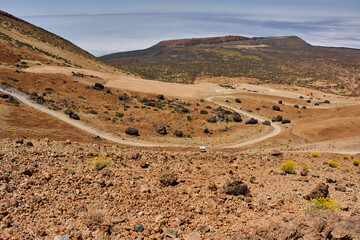 Trail through Huevos del Teide