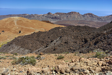 Hiking trail on Pico del Teide