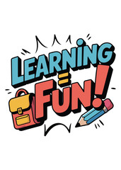 Back To School Quote Typography T-Shirt Design