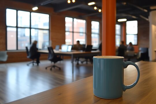 laptop and coffee cup
