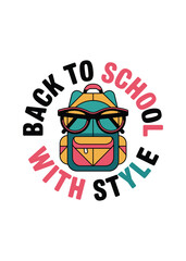 Back To School Quote Typography T-Shirt Design