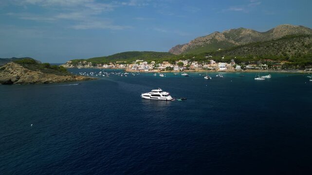 boats in the bay