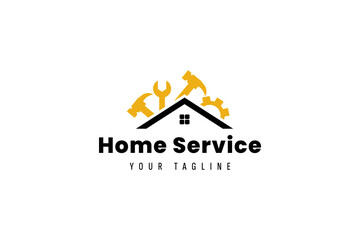 home service logo icon illustration, simple logo for branding