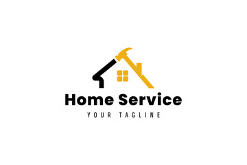 home service logo icon illustration, simple logo for branding