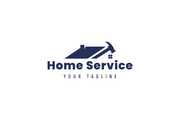 home service logo icon illustration, simple logo for branding