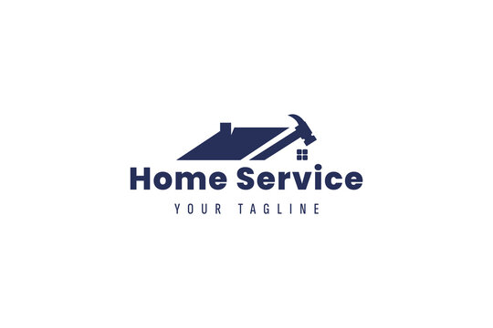 home service logo icon illustration, simple logo for branding