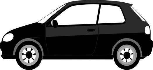 car isolated on white background