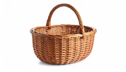 Empty woven basket