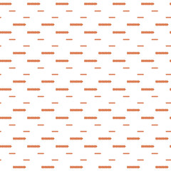Orange Abstract Geometric Pattern with Repeating Shapes on White Background