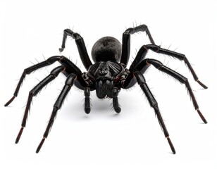 Fototapeta premium Black spider close-up