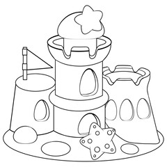 Sand Castle Sculpture