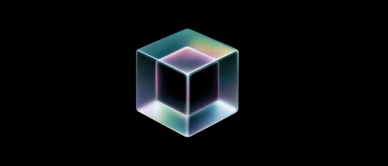 Dynamic abstract cube animation digital realm visual art high-tech environment minimalist perspective futuristic concept