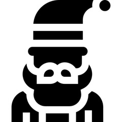 Santa Character Icon