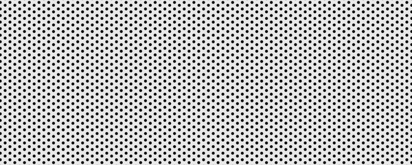 Dotted grid seamless pattern for bullet journal. Black point texture. Black dot grid for notebook paper. Vector illustration on white background