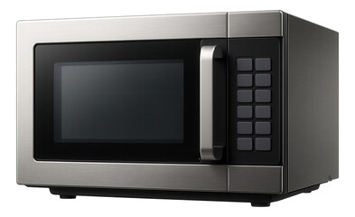 Obraz premium A heavy-duty microwave with a durable design, suitable for use in a small cafe.