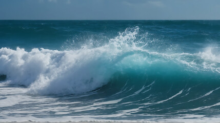 Fototapeta premium Sea wave view