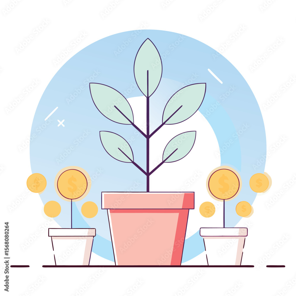 Poster clean symbolic vector design with geometric shapes and vibrant colors