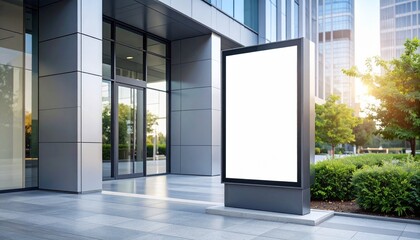 Generated image mockup of billboard