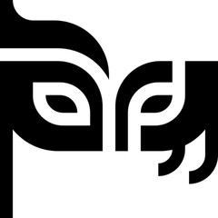 Minimalist line icon of a carnival mask, representing celebration, costume parties, and cultural festivals. Perfect for event posters, party invitations, Mardi Gras themes, theater promotions, and UI 
